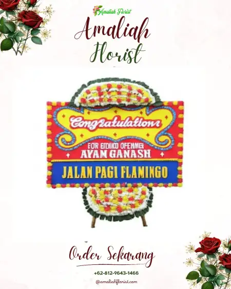 Sewa Papan Bunga Selili